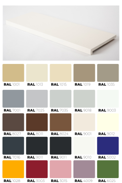 Treppenstufe FARBAUSWAHL Eiche 16 mm gebürstet lackiert RAL, DL Trittstufe Setzstufe